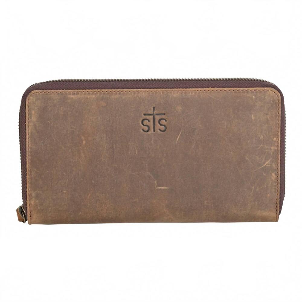 NEW STS RANCHWEAR cowhide bentley wallet in cowhide